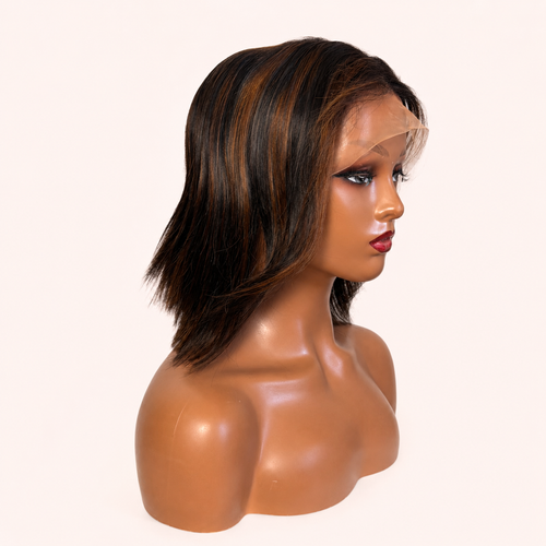 Perruque Lisse Brun Chocolat – Lace Front