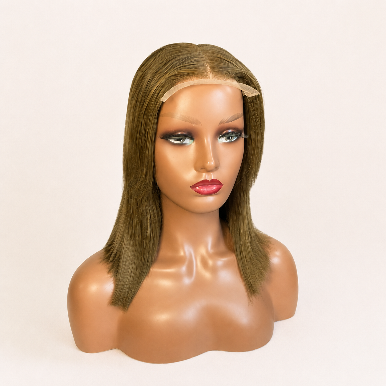 Perruque Lisse Caramel – Lace Front