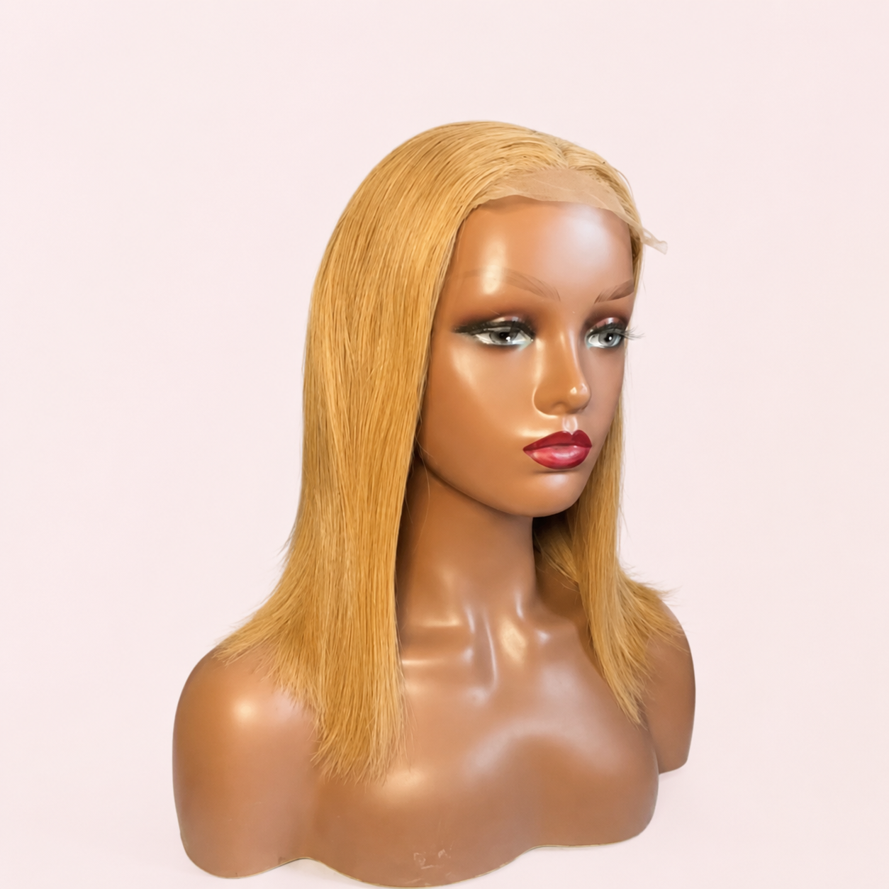 Perruque Lisse Blonde Miel – Lace Front