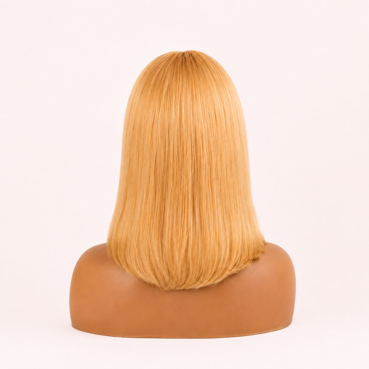 Perruque Lisse Blonde avec Frange