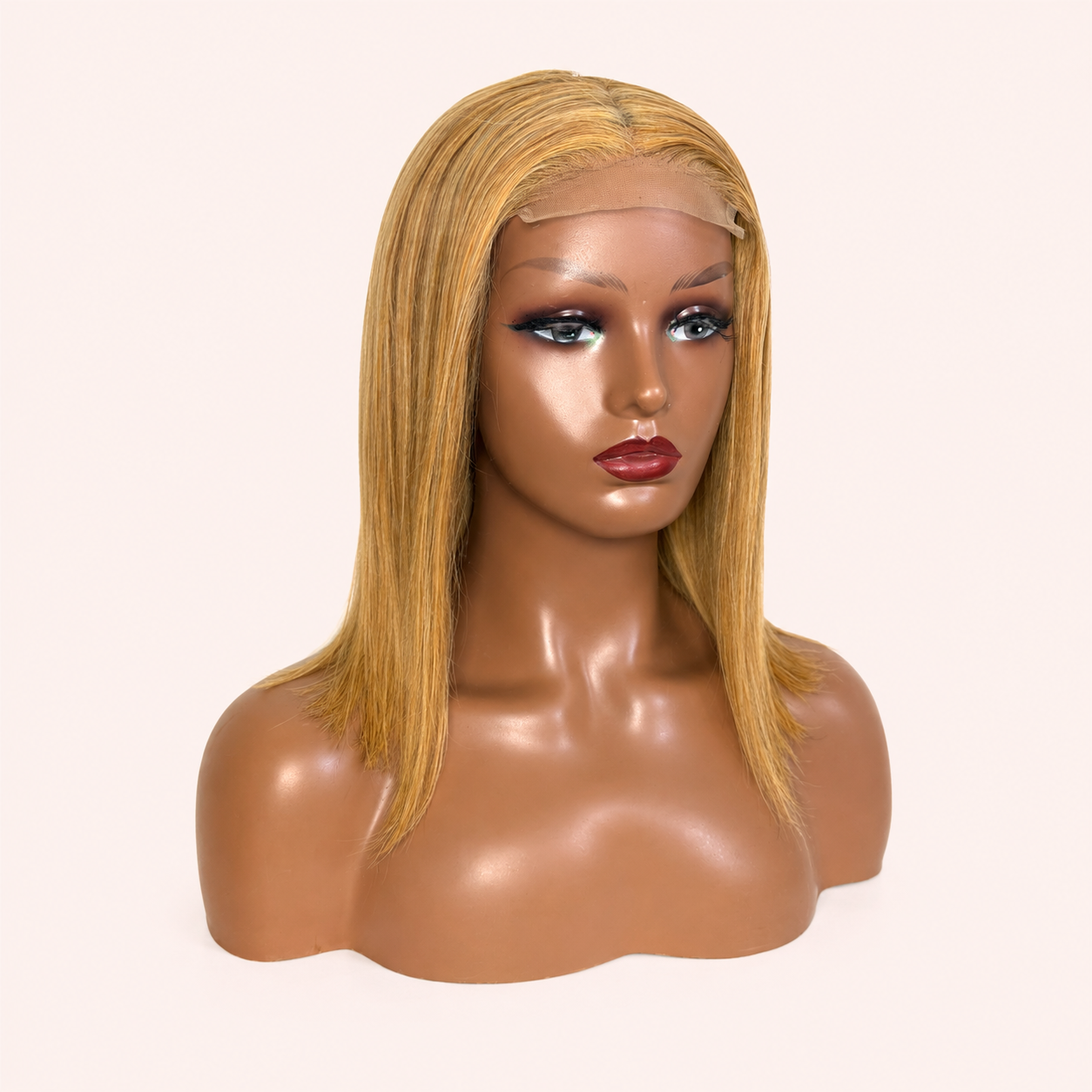 Perruque Lisse Blonde Miel – Lace Front