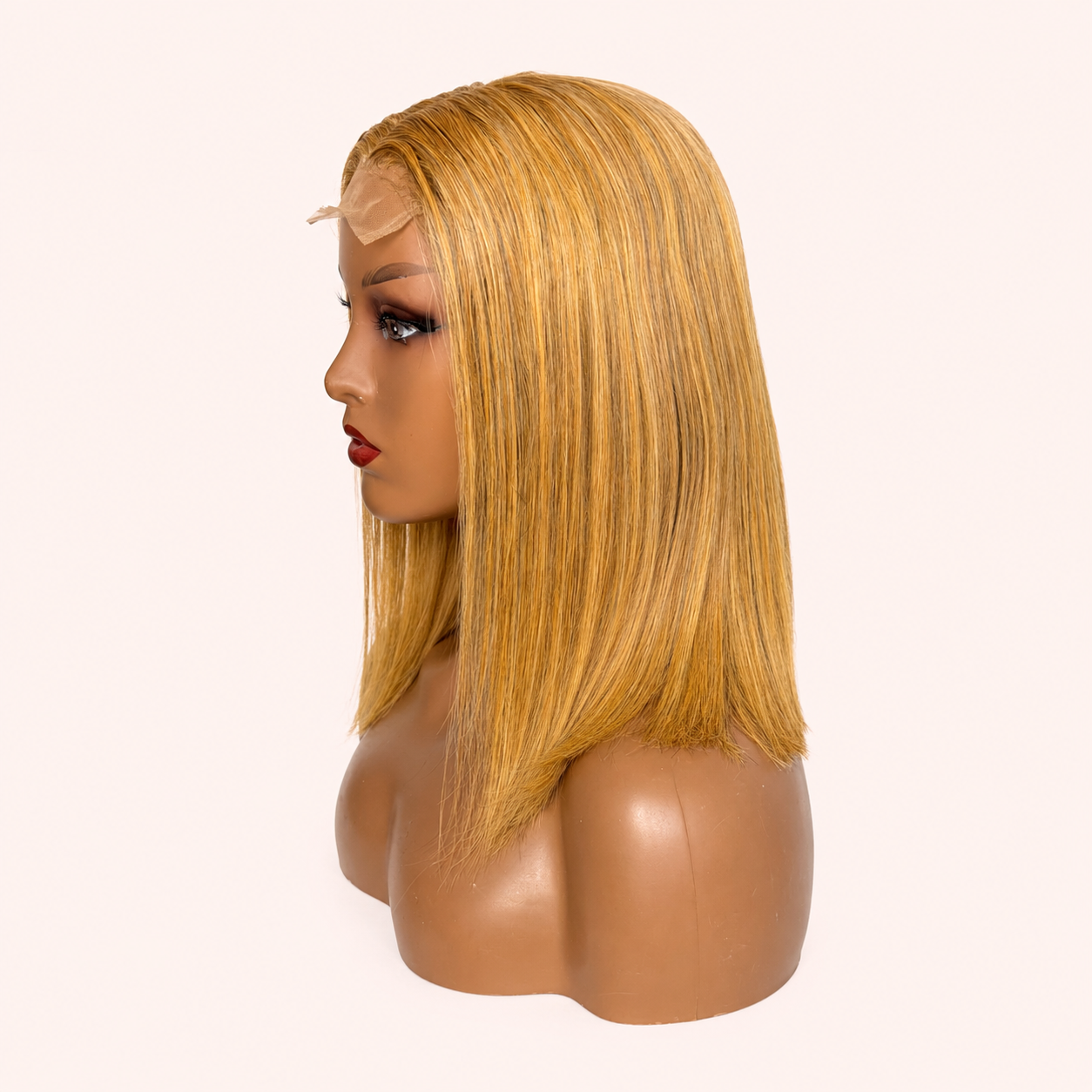 Perruque Lisse Blonde Miel – Lace Front